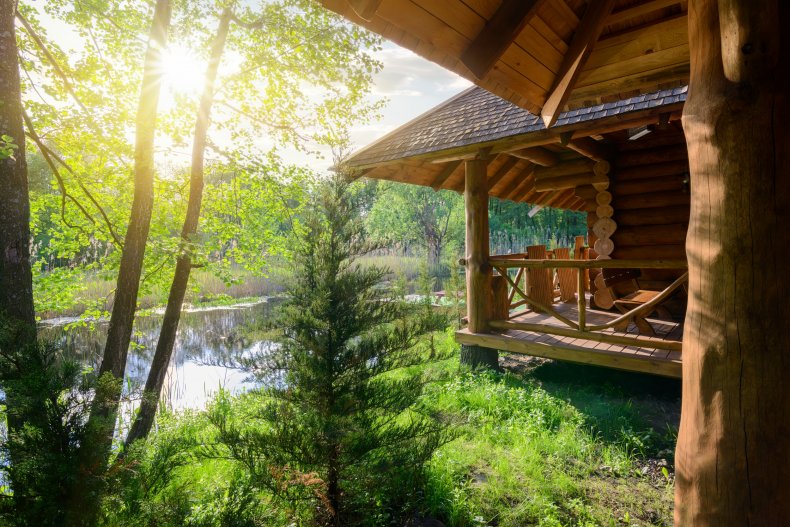 Wood Cabin File Photo