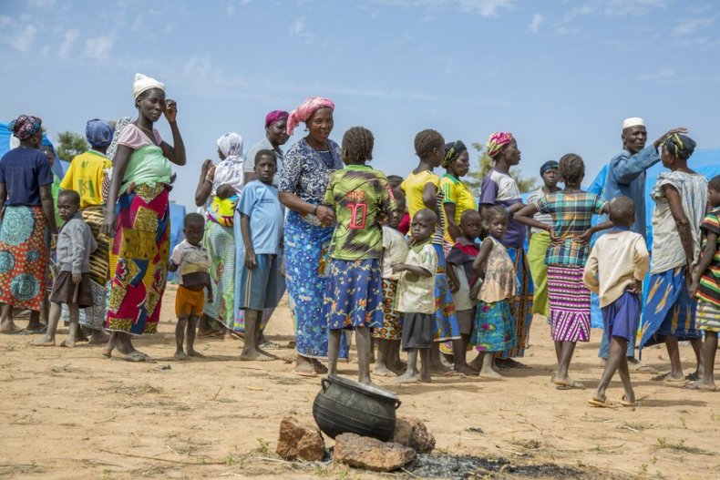Over a million people displaced