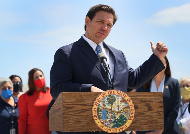 Ron DeSantis slams Biden on COVID