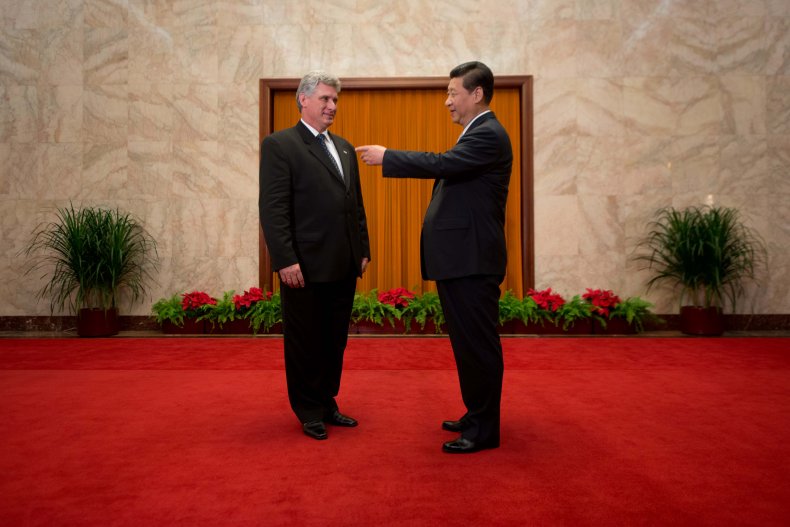 Cuba, Diaz, Canel, China, Xi, meet, 2013