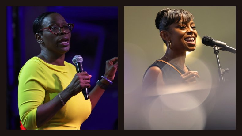 Nina Turner and Shontel Brown