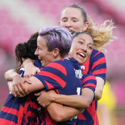 Carli Lloyd and Megan Rapinoe Carli Lloyd and Megan Rapinoe
