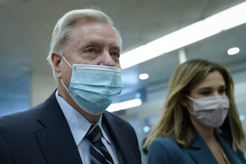 Sen. Lindsey Graham mask