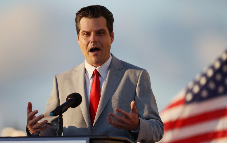 Matt Gaetz Speaks at a Trump Resort