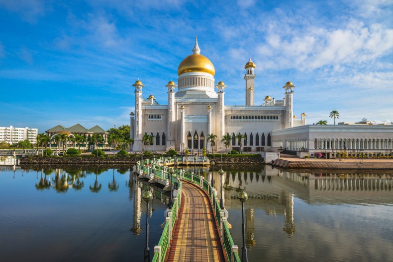 Omar Ali Saifuddien Mosque in Brunei