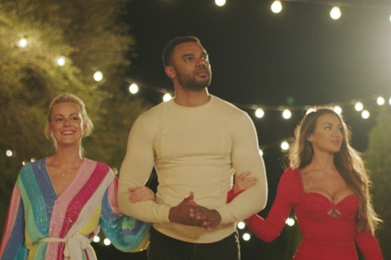 Tyler Georgia and Abi on Love Island