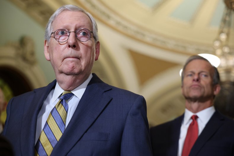 Mitch McConnell Listens to Questions