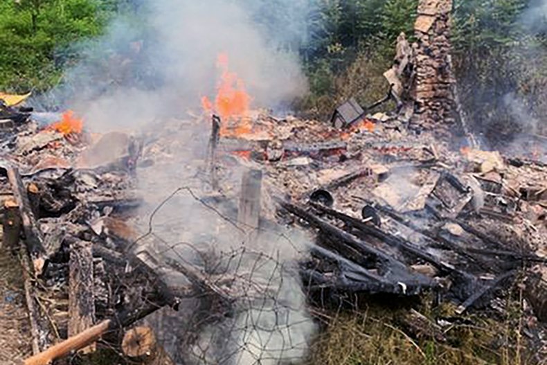 Remains of David Lidstone's Cabin