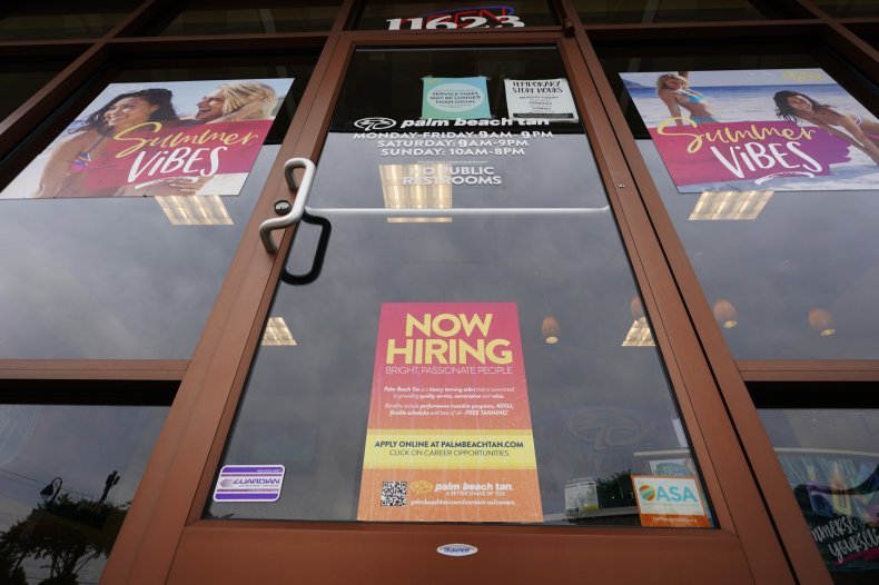 U.S. Job Openings in June Shatters Previous Record By 600K,
Record Low Also Laid Off 2 Now Hiring Sign in Virginia