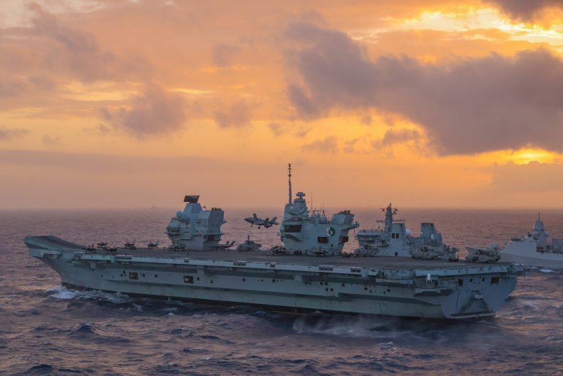 Queen Elizabeth CSG In South China Sea