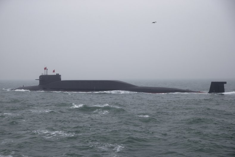 China Nuclear Submarines Participates In Naval Parade