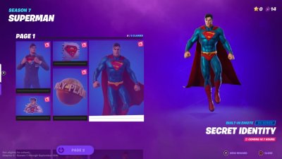 The Secret Identity Emote The Secret Identity Emote