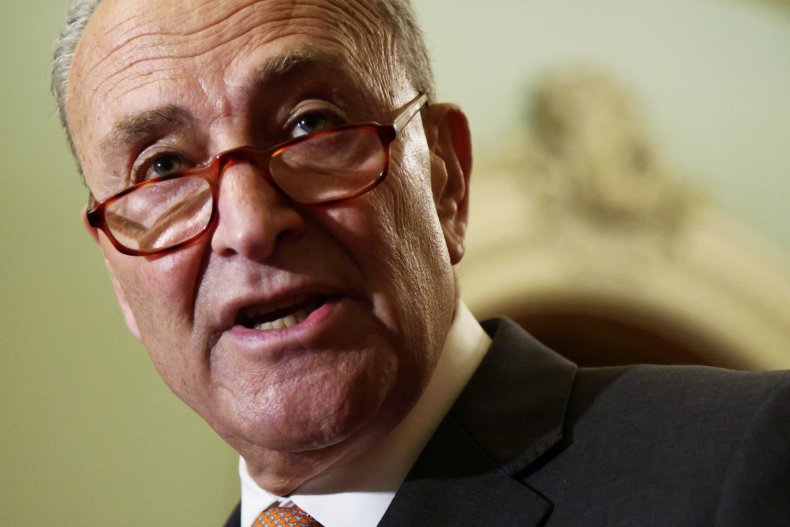 Chuck Schumer Speaks to Reporters