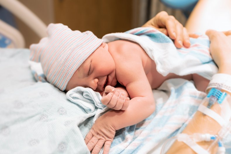 File photo of newborn baby. 