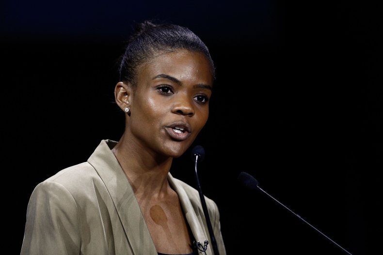 Candace Owens delivers a speech