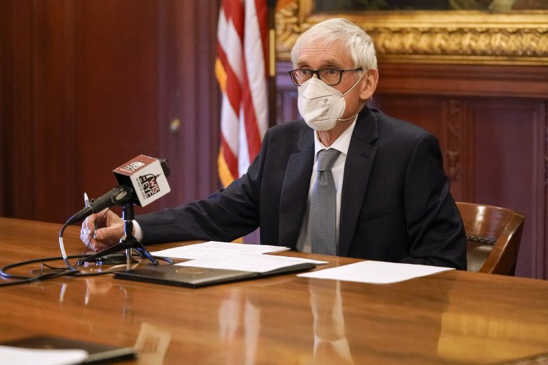 Gov. Tony Evers casts vote