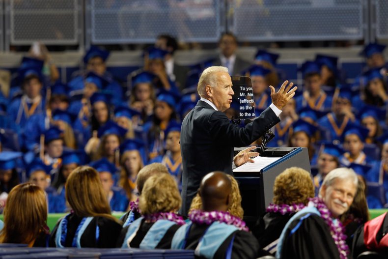 Joe Biden Delivers High School Commencement Address 