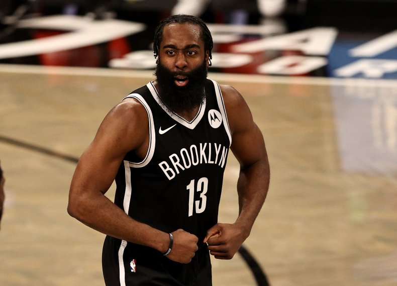 James Harden playing for Brooklyn Nets