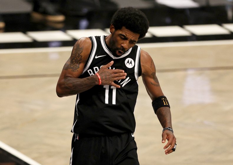 Kyrie Irving playing for Brooklyn Nets 