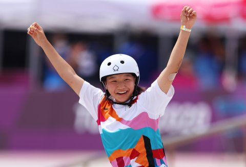 momiji Nishiya olympics skateboard gold tokyo