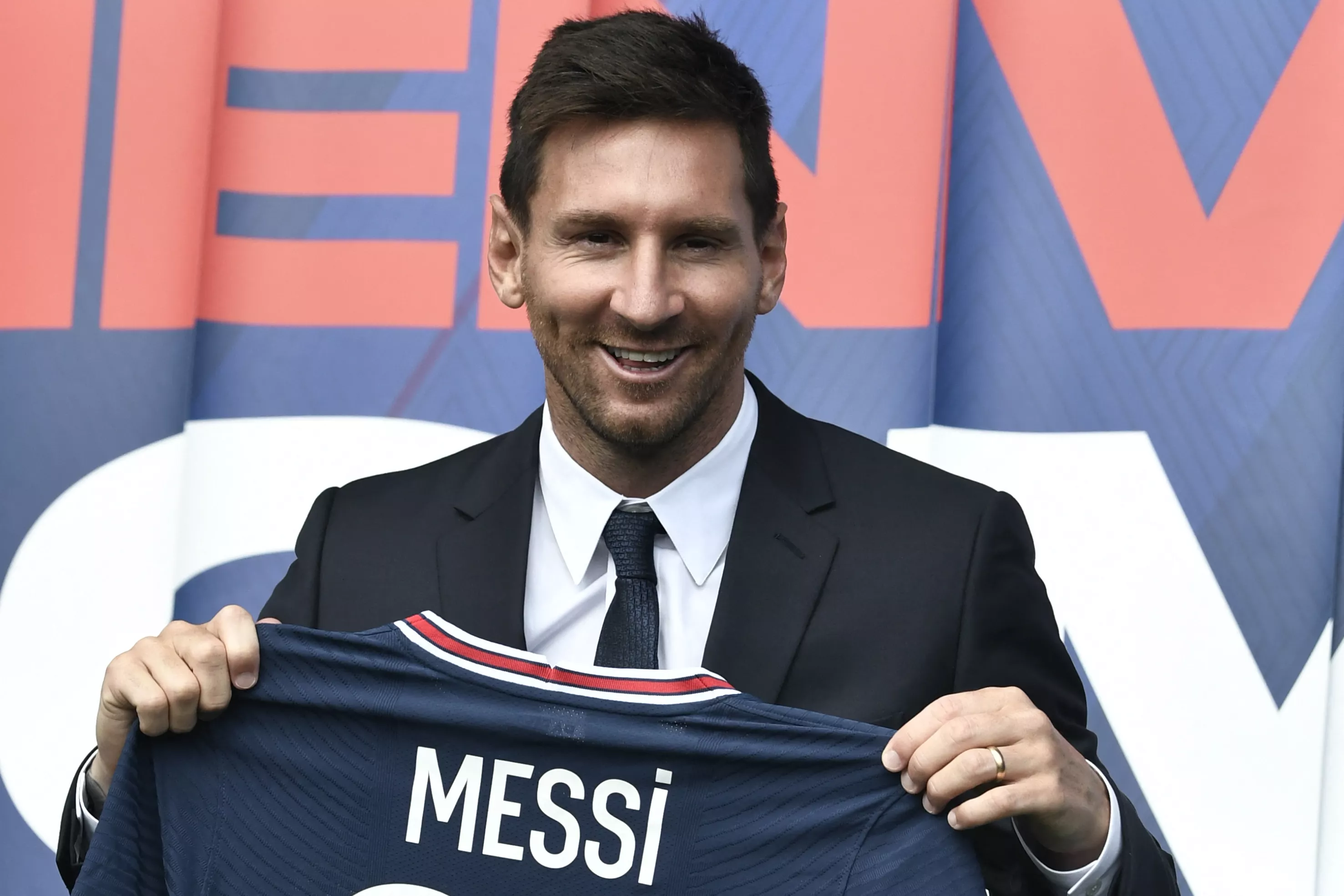 Paris Saint-Germain president 'smiles' at Lionel Messi to MLS transfer  reports and insists Argentina icon 'happy' in French capital ahead of  January talks