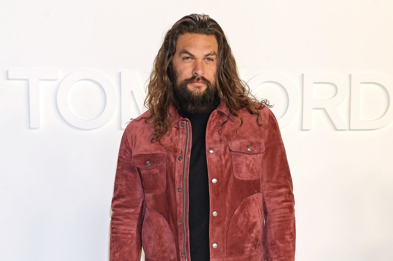 Aquaman star Jason Momoa at an event.