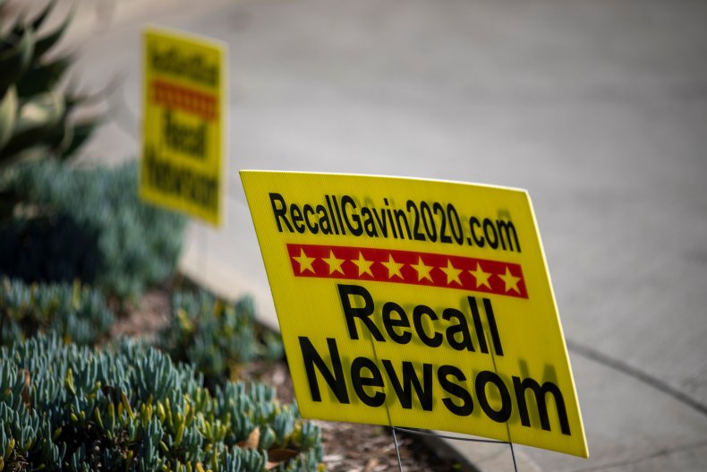 gavin newsom recall democrats republicans election