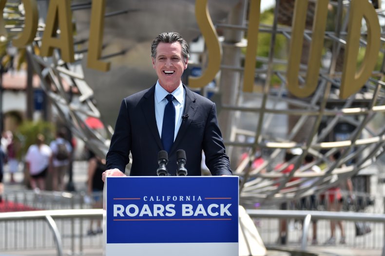 Governor Gavin Newsom Holds Press Conference