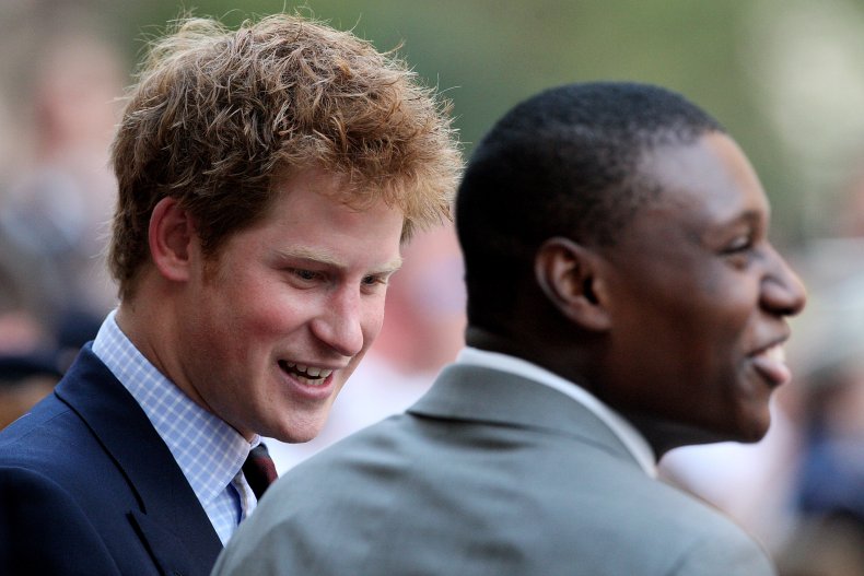 Prince Harry and Veteran Ben McBean