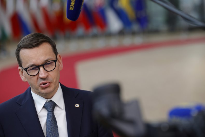 Polish Prime Minister Mateusz Morawiecki