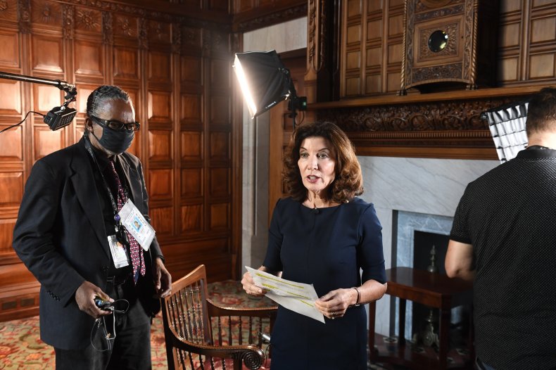 Kathy Hochul at NBC Interview