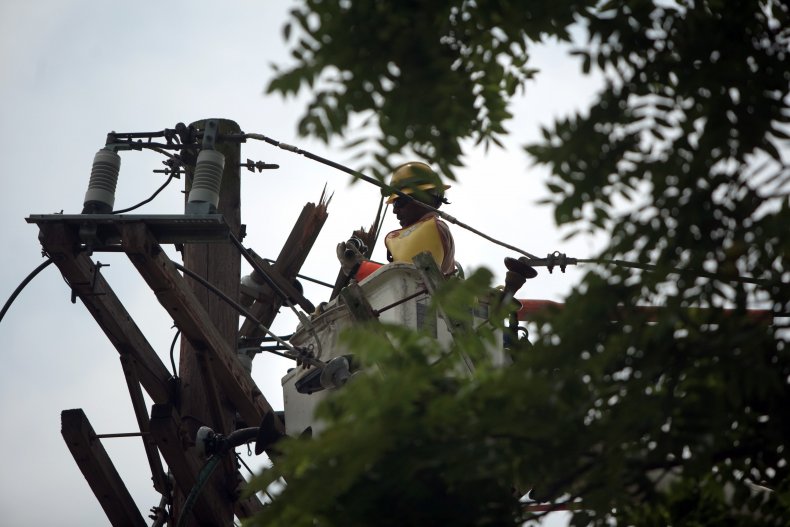 Damaged Power Lines