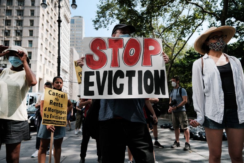 Eviction, moratorium, protest, New, York, City