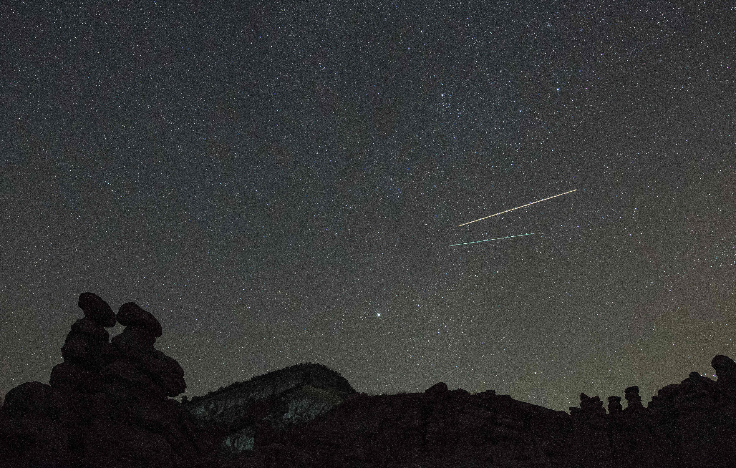 Meteor shower store last night