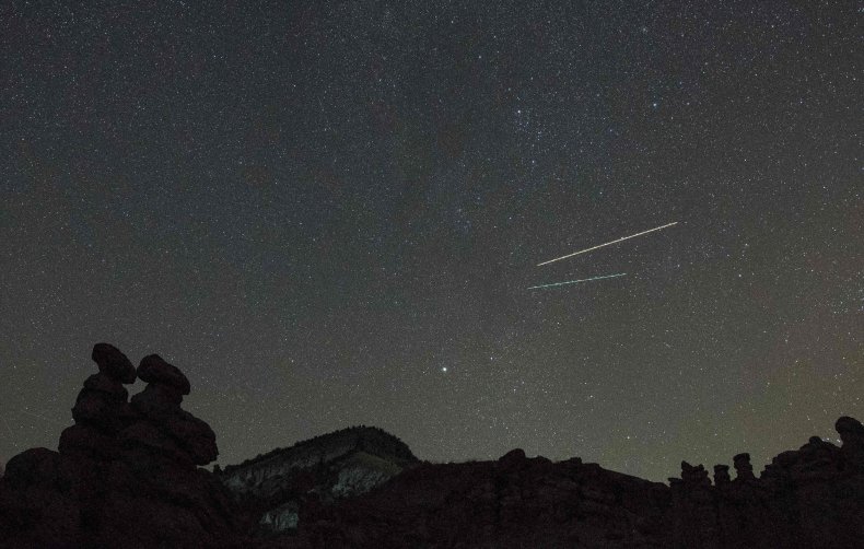 The Perseid meteor shower