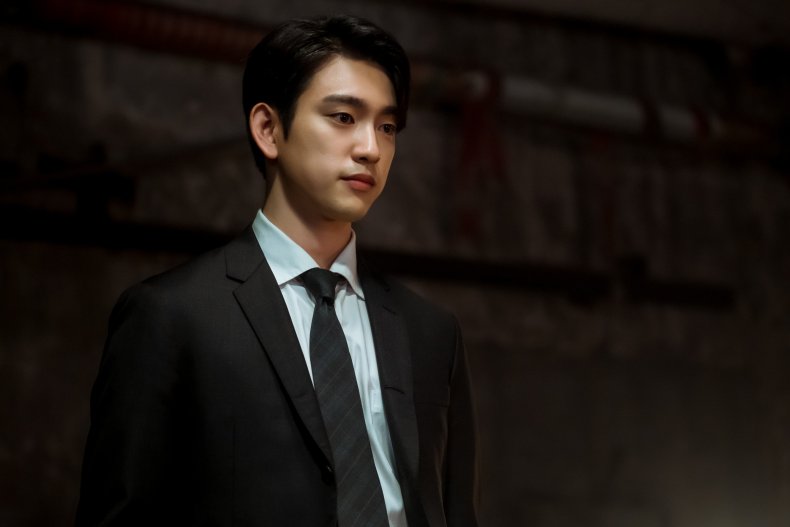 Jinyoung in "The Devil Judge" K-drama.