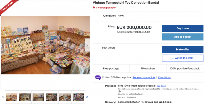 Vintage Tamagotchi Toy Collection Bandai