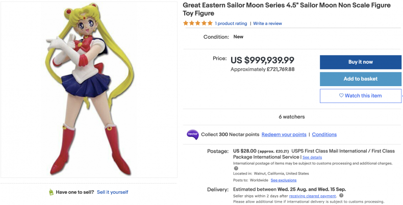 Great Eastern Sailor Moon Series 4.5"