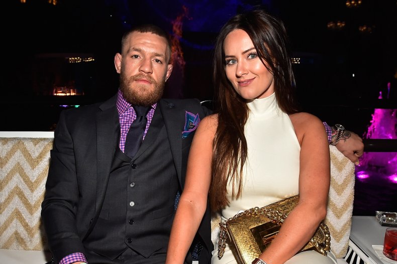 Conor McGregor and partner Dee Devlin