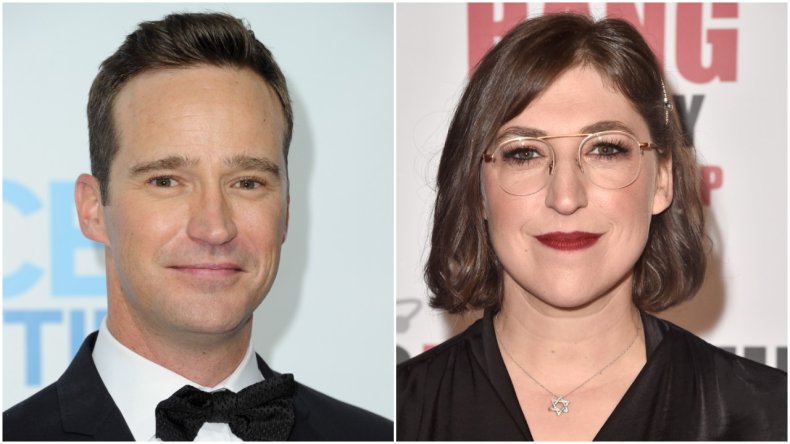 "Jeopardy!" hosts Mike Richards and Mayim Bialik