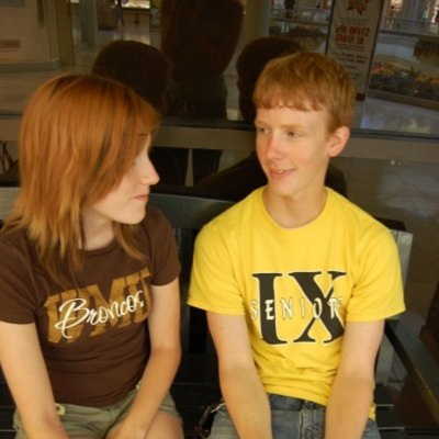 Abby and Allen Burch as teenagers. Abby and Allen Burch as teenagers.