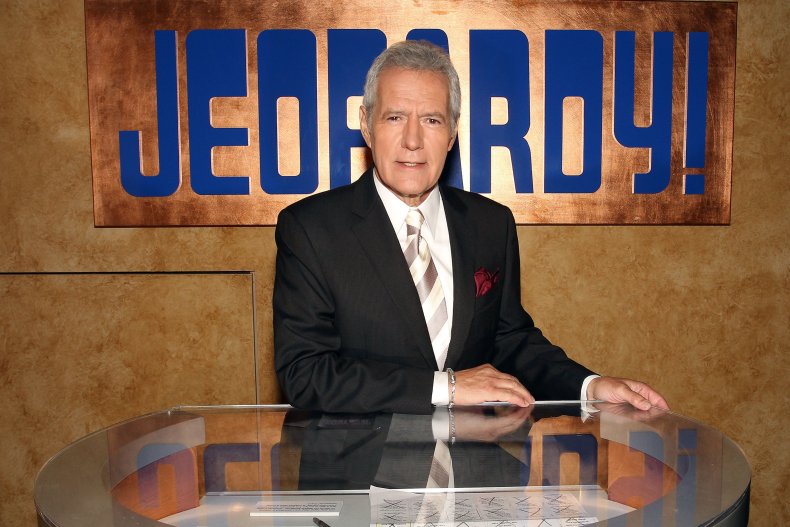Late "Jeopardy!" host Alex Trebek