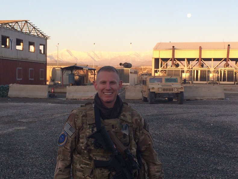 The author, Micah Jones, in Afghanistan.