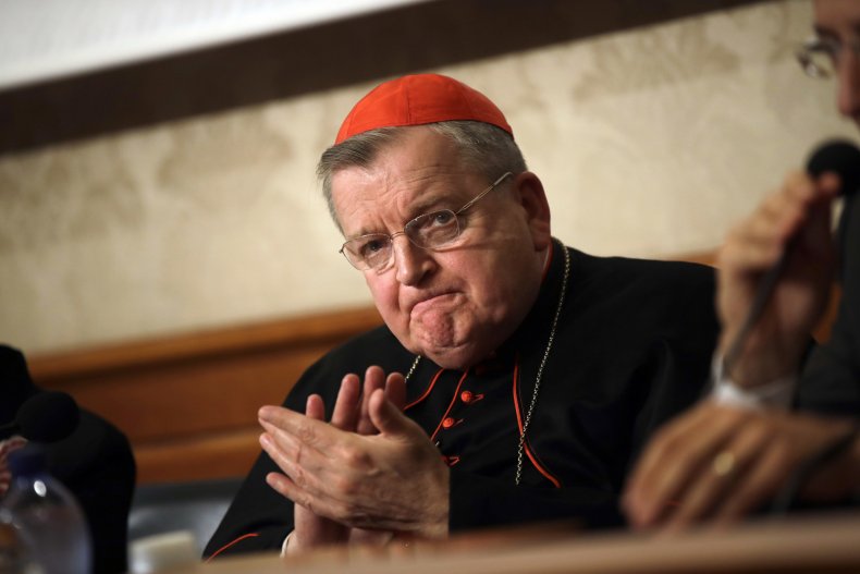 Cardinal Raymond Burke on Ventilator