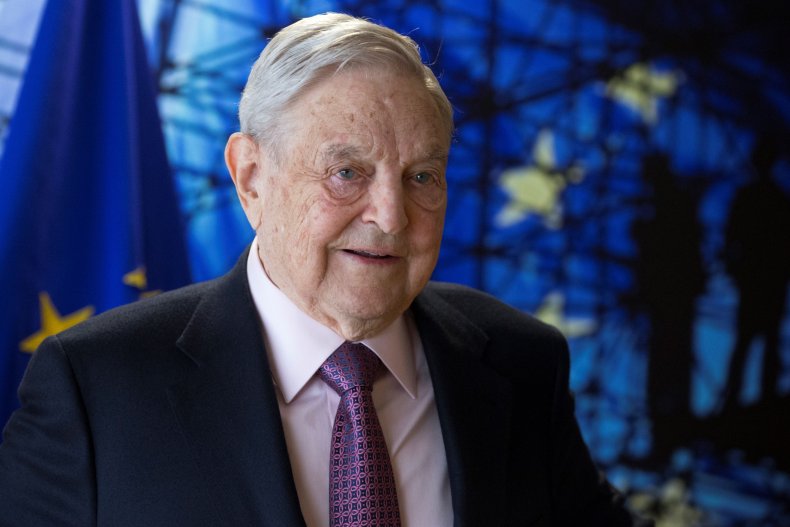 George Soros in Brussels