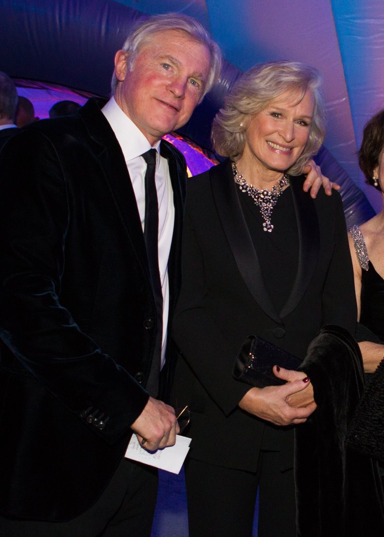 david Shaw with Glenn Close