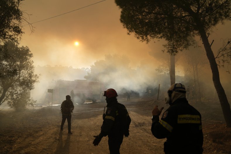 45 New Wildfires in Greece
