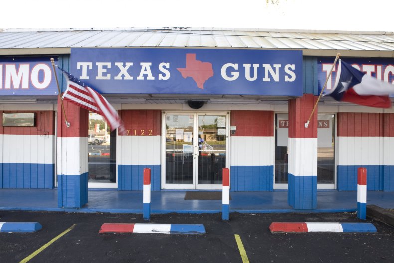 A gun dealer in Texas.