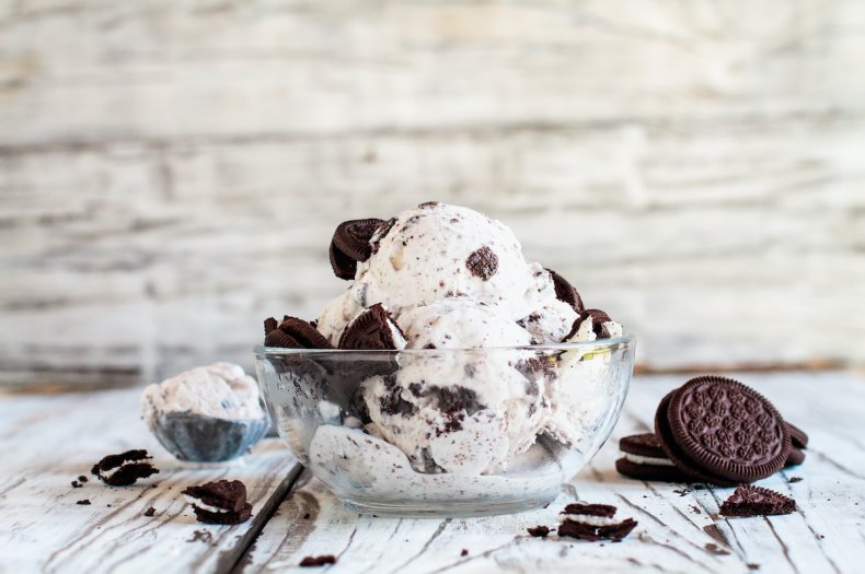 Cookies and cream ice cream