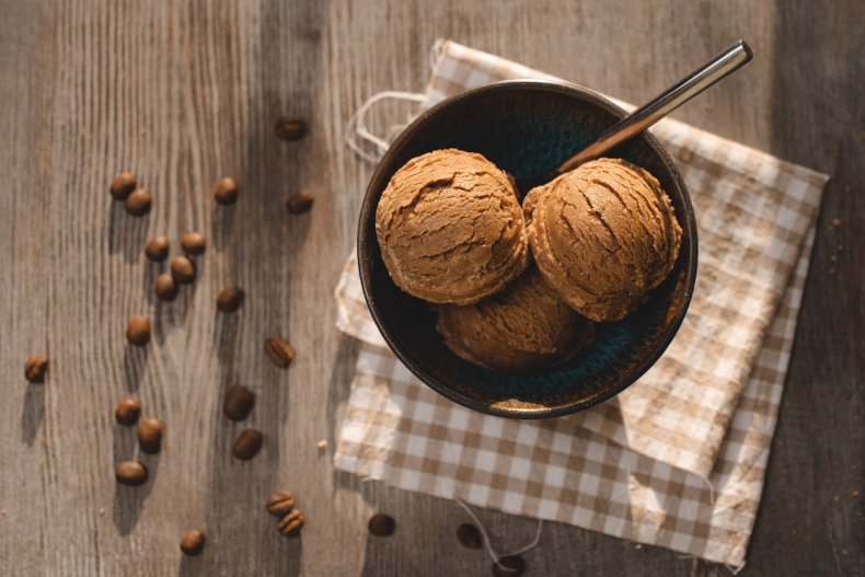 coffee ice cream